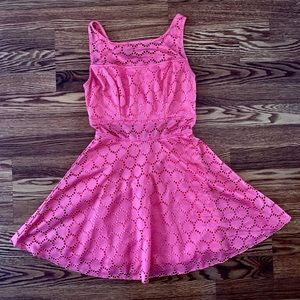 Peach colored dress (not pink)